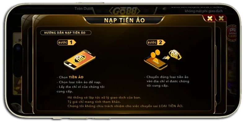 Nạp tiền Go88 các hình thức